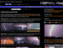 Tablet Screenshot of lightningphotography.com